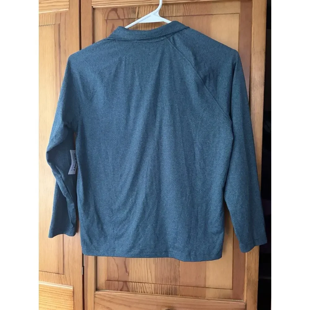 Boys Old Navy CloudMotion 1/4-Zip Performance Top Pine Size M NWT